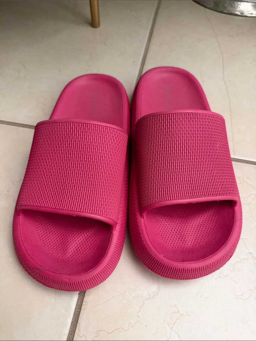 Women's Slide Sandals - Hot Pink